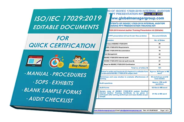 ISO 17029 Auditor Training - Editable PPT Kit