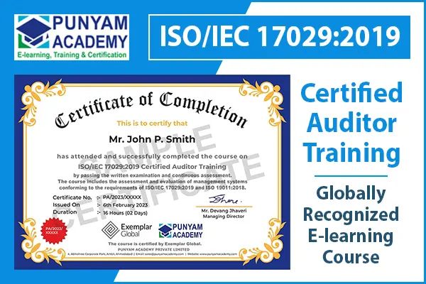 ISO/IEC 17029:2019 Auditor Training