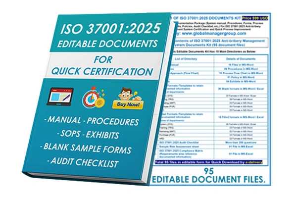 ISO 37001:2025 Documents in Editable files