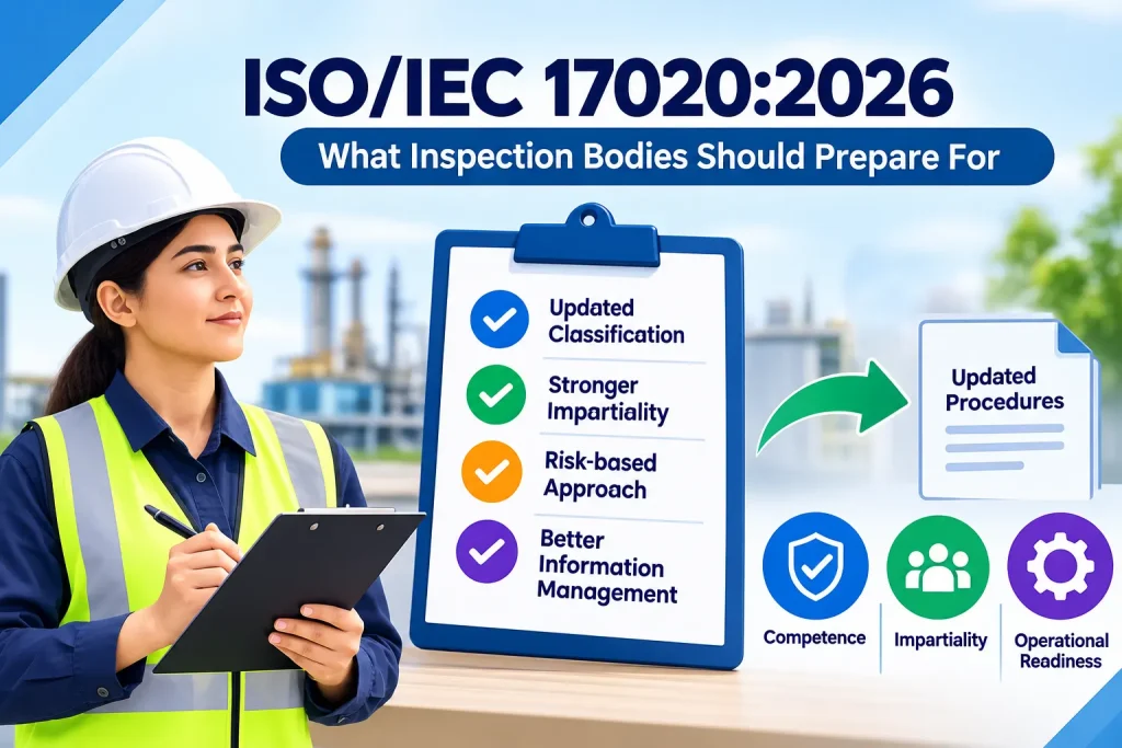 ISO/IEC 17020:2026 key changes and transition plan for inspection bodies